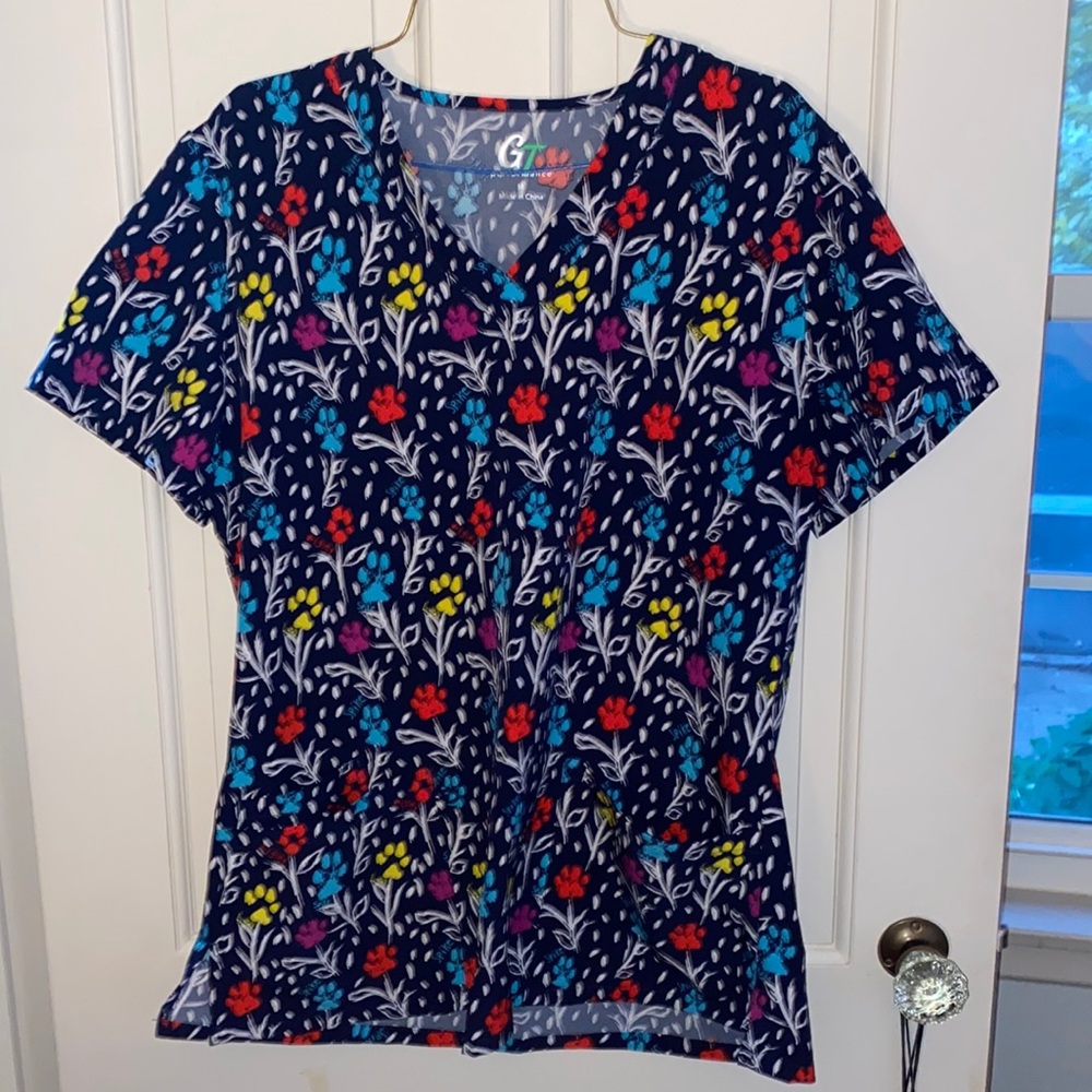 Very very cute paw print scrub top - everyone loved it!